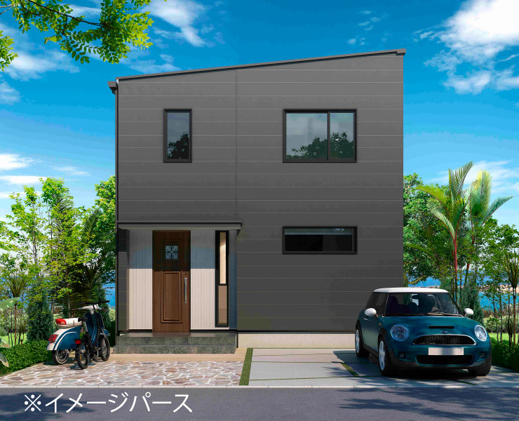 ライズタウン巻1 区画６ モデルハウス イメージパース