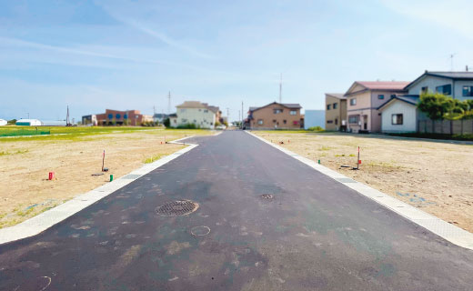 分譲地 RISE TOWN 巻2 現地写真